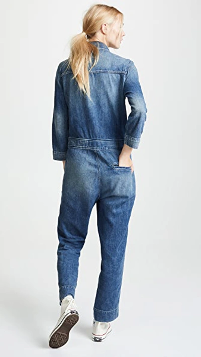 Shop Amo Skip Jumpsuit Indigo