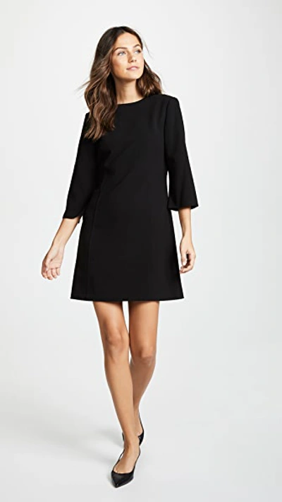 Gem 3/4 Sleeve Shift Dress