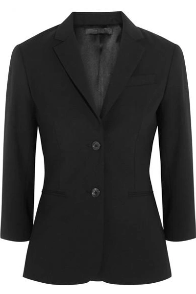 Shop The Row Schoolboy Stretch Wool-blend Blazer In Black