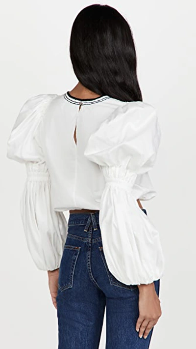 Shop Aje Memento Cropped Blouse