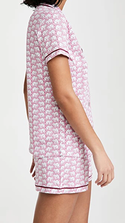 Shop Roller Rabbit Hathi Polo Pajama Set Pink