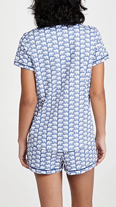 Shop Roller Rabbit Hathi Polo Pajama Set Blue