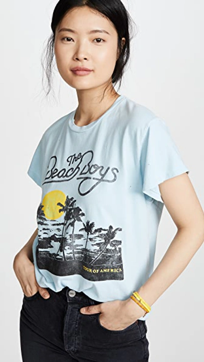 Madeworn The Beach Boys Printed Cotton T-shirt In Blue | ModeSens