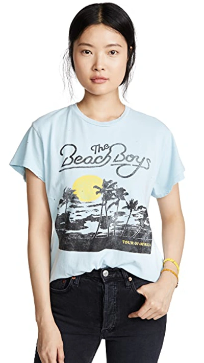 Shop Madeworn Beach Boys Crew Tee Blue Haze