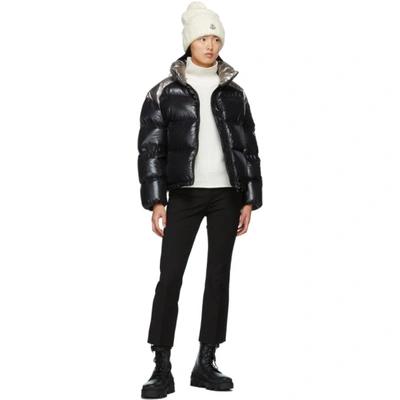 Shop Moncler Black & Silver Down Cuscute Jacket In 999 Black