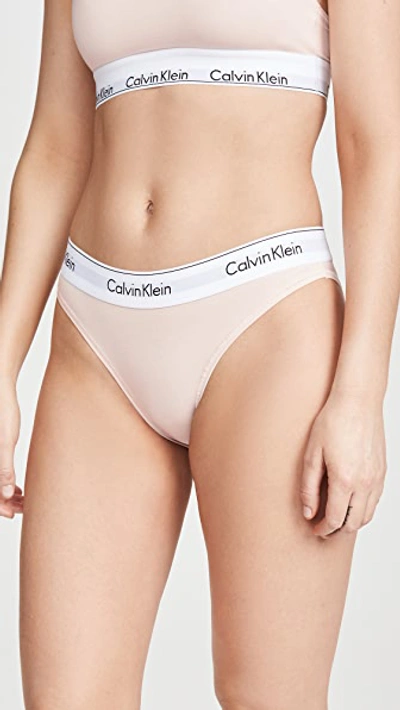 Shop Calvin Klein Underwear Modern Cotton Bikini Briefs Nymph's Thigh Xs