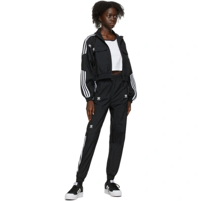 Shop Adidas Originals Black Adicolor Classics Disrupted Icon Track Jacket