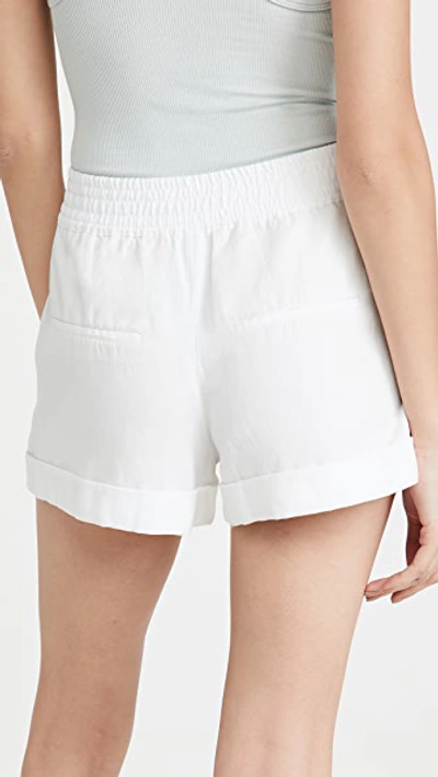 Shop Alice And Olivia Sam Cuffed Shorts In White