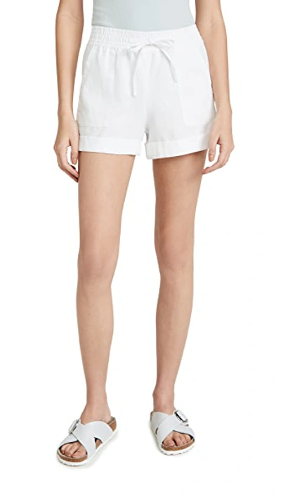 Shop Alice And Olivia Sam Cuffed Shorts In White