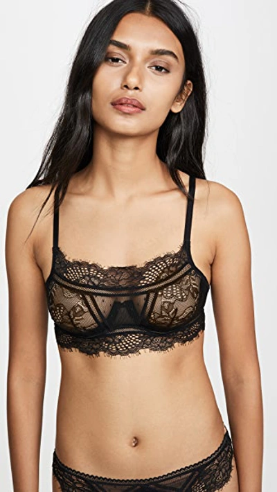 Shop Thistle & Spire Amore Wired Bralette In Black