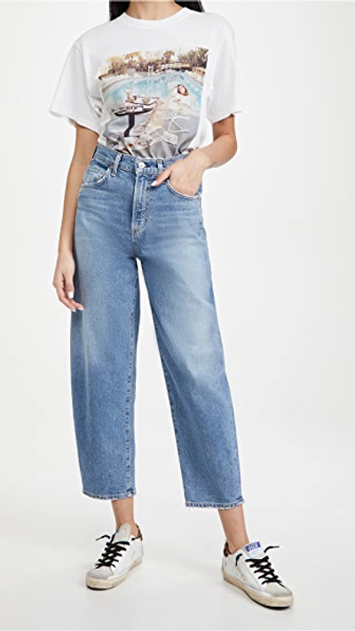 Shop Citizens Of Humanity Calista Curve Jeans In Daydream