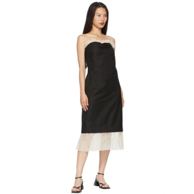 Shop Khaite Black 'the Irene' Dress In 200 Black