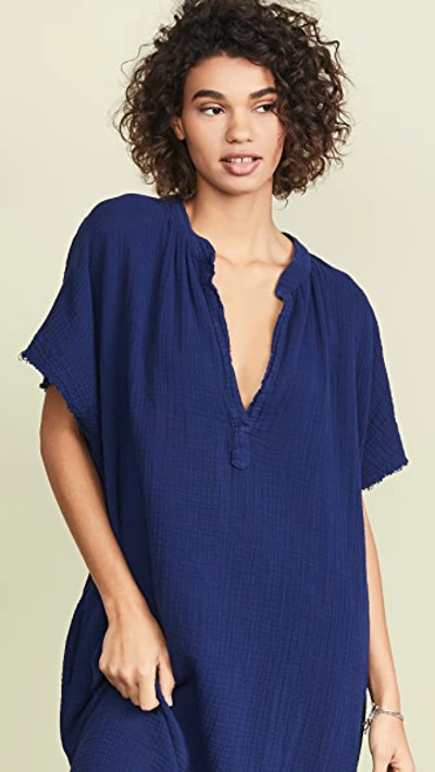 Shop 9seed Tunisia Cover Up Caftan Pacific