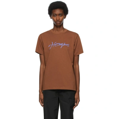 Shop Marc Jacobs Brown Heaven By  Distorted T-shirt In 200 Brown