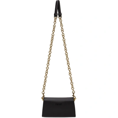 Shop Versace Jeans Couture Black Charms Crossbody Bag In E899 Nero
