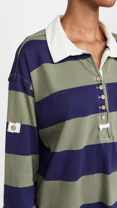 Shop Free People Peyton Rugby Shirt