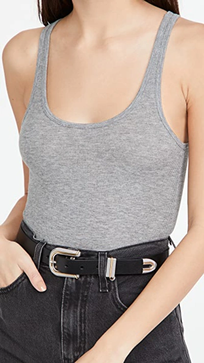 Shop Atm Anthony Thomas Melillo Tank Top In Heather Grey