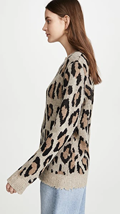 Shop R13 Leopard Cashmere Sweater