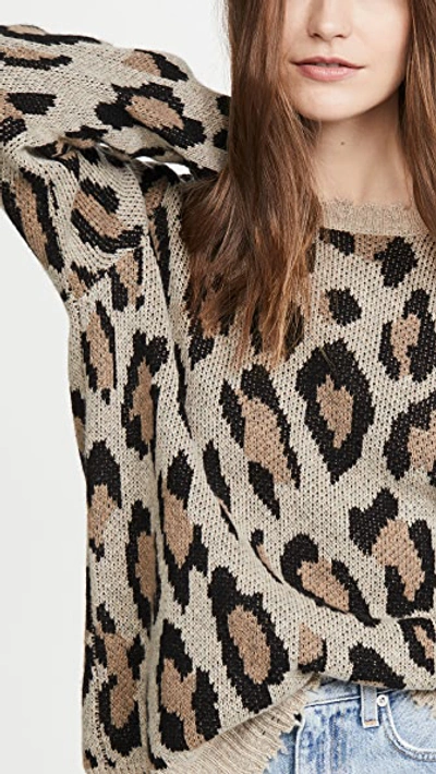 Shop R13 Leopard Cashmere Sweater