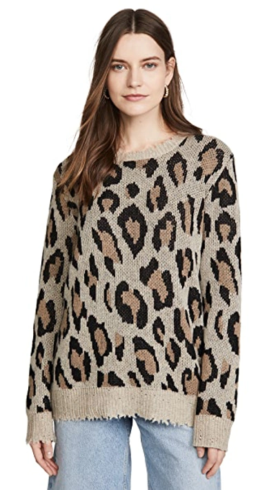 Shop R13 Leopard Cashmere Sweater
