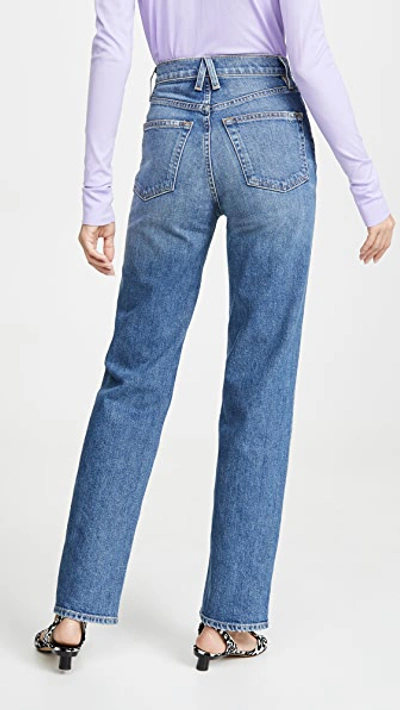 Slvrlake London High-rise Straight-leg Jeans In Blue