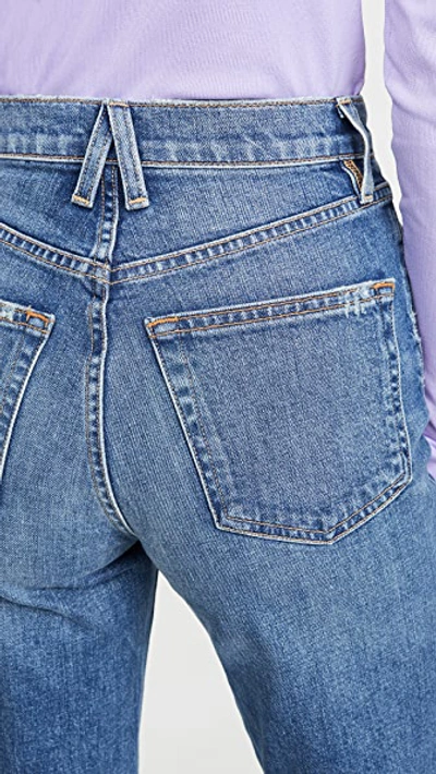 Slvrlake London High-rise Straight-leg Jeans In Blue