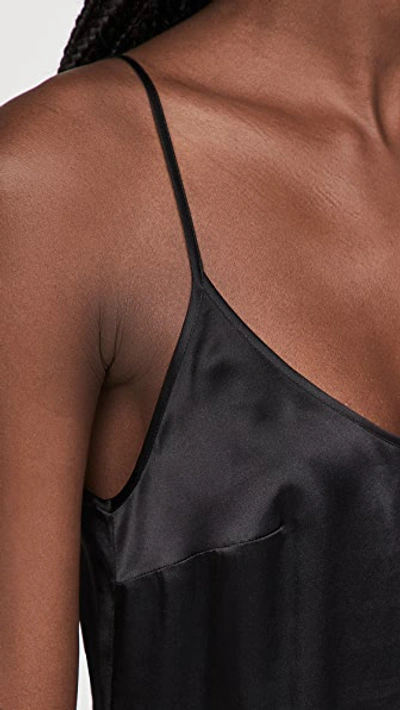 Shop La Perla Long Slip Dress Nero