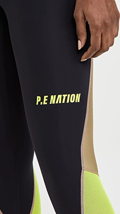 Shop P.e Nation Opponent Leggings In Black