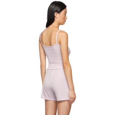 Shop Skims Purple Jersey Sleep Tank Top In Iris Mica