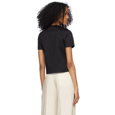 Shop Fendi Black Trompe L'oeil T-shirt In F0gme Black