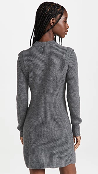 Shop Wayf Lombard Mock Neck Sweater Dress