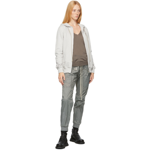Rick Owens Gray Champion Edition Jason's Hoodie