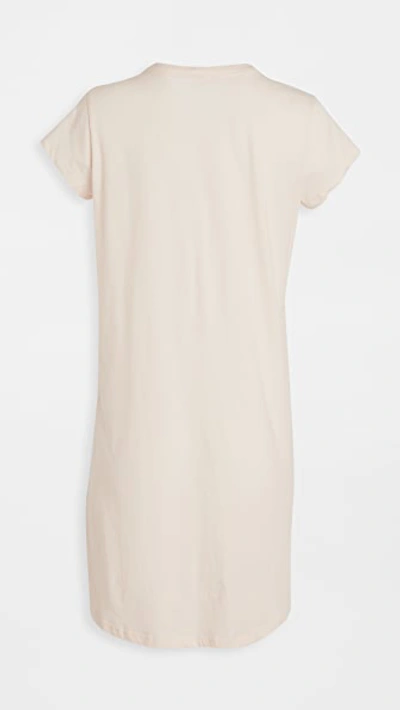 Shop Skin Carissa Sleep Shirt In Pearl Pink