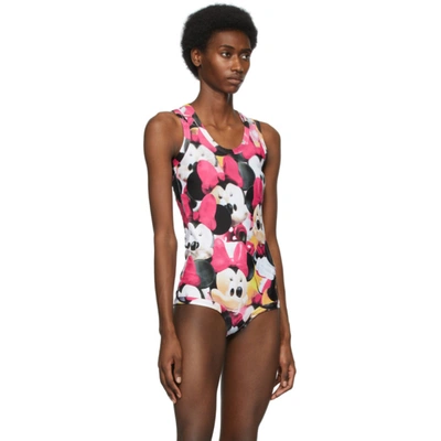 Shop Comme Des Garçons Multicolor Disney Edition Print Bodysuit In 2 D Pattern