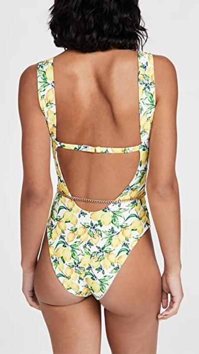 Shop Weworewhat Vintage Danielle One Piece In Lemons All Over