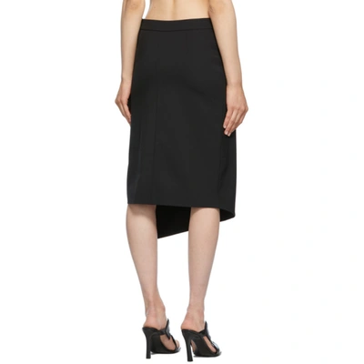 Off-white Black Formal Strings Midi Skirt