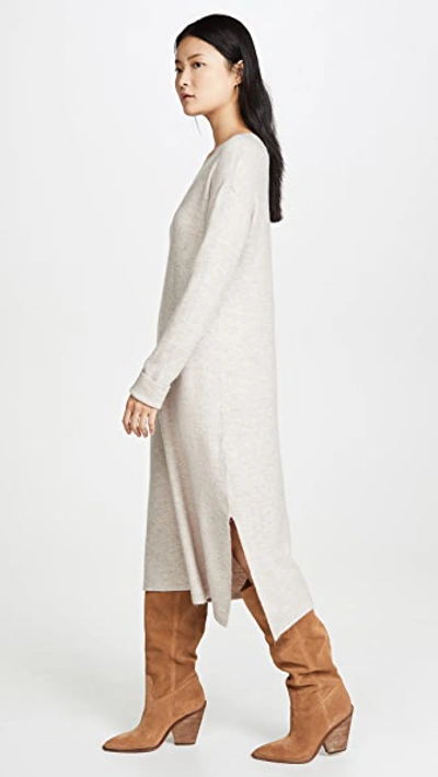 Shop Line & Dot Calli Sweater Dress In Taupe