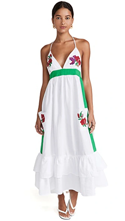 Shop Fanm Mon Halter Dress White