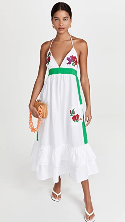 Shop Fanm Mon Halter Dress White