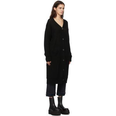 Shop R13 Black Cashmere Long Cardigan