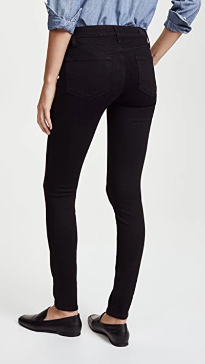 Shop Paige Transcend Verdugo Ultra Skinny Jeans In Black Shadow