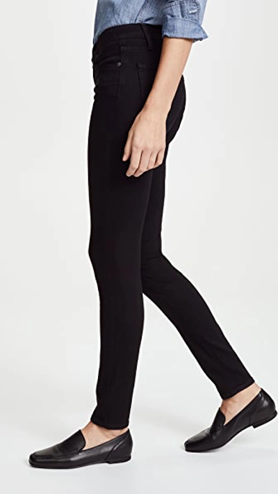 Shop Paige Transcend Verdugo Ultra Skinny Jeans In Black Shadow