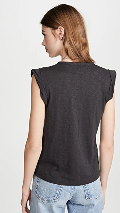 Shop Veronica Beard Jean Dree Tee Charcoal