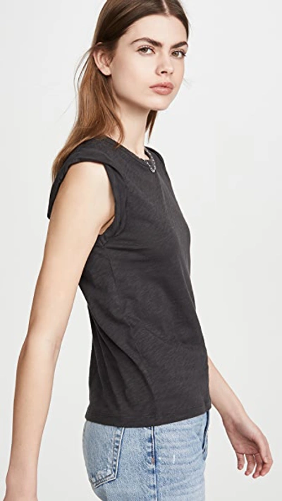 Veronica Beard Jean Dree Tee In Charcoal