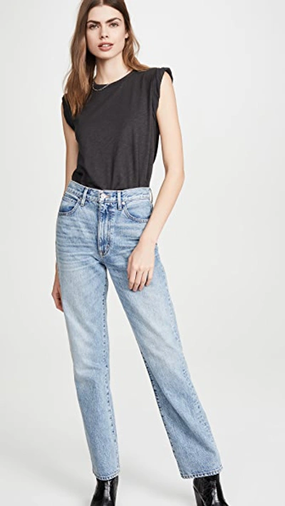 Shop Veronica Beard Jean Dree Tee Charcoal