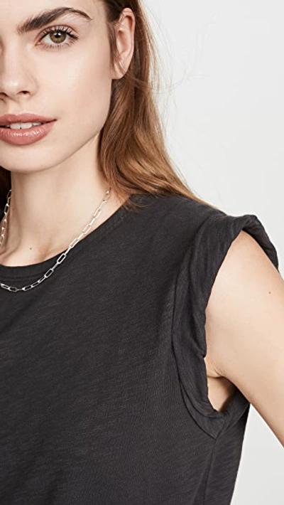 Veronica Beard Jean Dree Tee In Charcoal