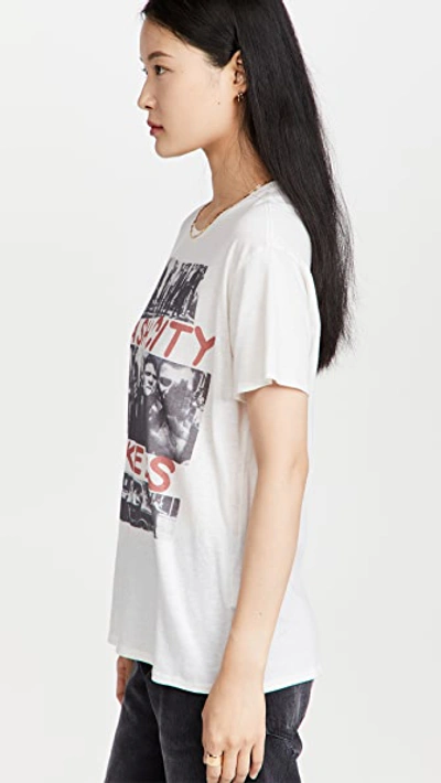 R13 The Clash City Rockers Graphic Print Cotton Cashmere Blend Band T-shirt