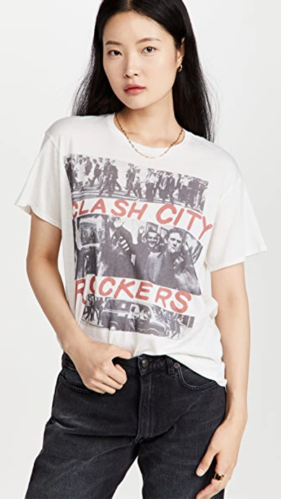 R13 The Clash City Rockers Graphic Print Cotton Cashmere Blend Band T-shirt