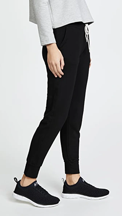 Shop Monrow Sporty Sweatpants Black