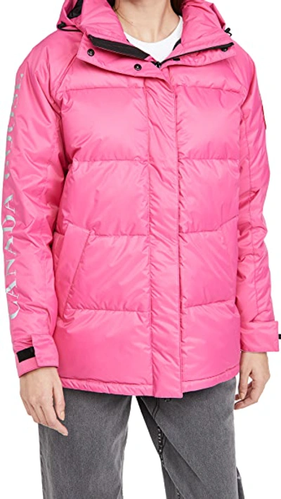 Shop Canada Goose Approach Jacket In Summit Pink